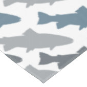 Muster für Fischen von Lures Tischdecke (Schrägansicht)