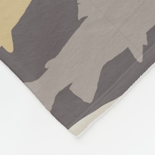 Muster für Fischfang Fleecedecke (Ecke)