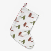 Muster für Fischfang Kleiner Weihnachtsstrumpf (Vorderansicht (hängend))