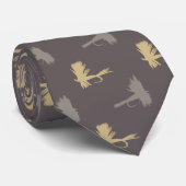 Muster für Fischfang Krawatte (Gerollt)