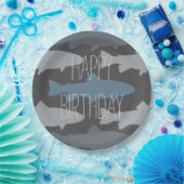 Muster für Fischfang Pappteller (Party)