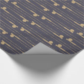 Muster für Fischrogen Geschenkpapier (Ecke)