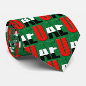 Muster für Flaggentypografie in den Vereinigten Ar Krawatte (Gerollt)