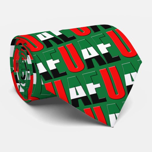 Muster für Flaggentypografie in den Vereinigten Ar Krawatte (Gerollt)