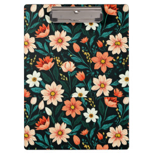 Muster für florale exotische Blume-24190 Klemmbrett