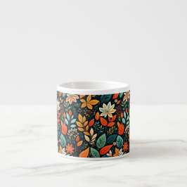 Muster für florale exotische Blume-24193 Espressotasse