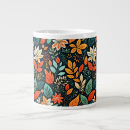 Muster für florale exotische Blume-24193 Jumbo-Tasse