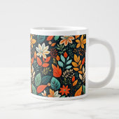 Muster für florale exotische Blume-24193 Jumbo-Tasse (Rechts)