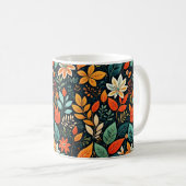 Muster für florale exotische Blume-24193 Kaffeetasse (VorderseiteRechts)