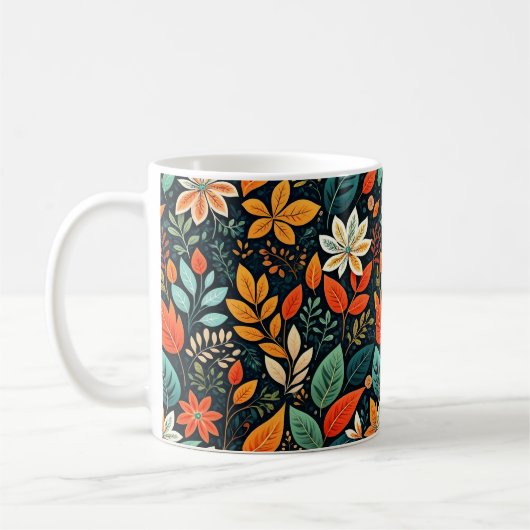Muster für florale exotische Blume-24193 Kaffeetasse (Links)