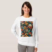 Muster für florale exotische Blume-24193 T-Shirt (Vorne ganz)