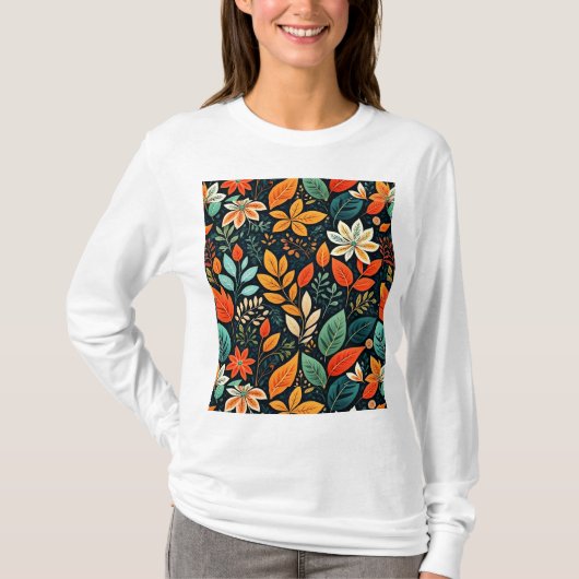 Muster für florale exotische Blume-24193 T-Shirt (Vorderseite)