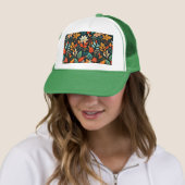 Muster für florale exotische Blume-24193 Truckerkappe (Beispiel)