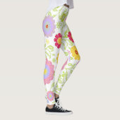 Muster für florale Kunstmalerei Leggings (Rechts)