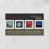 Muster für Fotos für Visitenkarten Visitenkarte (Rückseite)