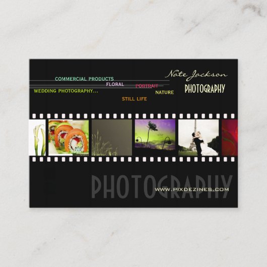 Muster für Fotos für Visitenkarten Visitenkarte (Vorderseite)