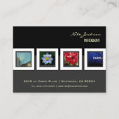 Muster für Fotos für Visitenkarten Visitenkarte (Rückseite)