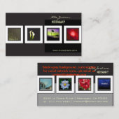 Muster für Fotos für Visitenkarten Visitenkarte (Vorne/Hinten)