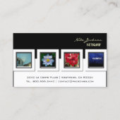 Muster für Fotos für Visitenkarten Visitenkarte (Rückseite)