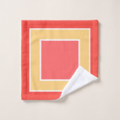 Muster für Fruchtblöcke im Sommerzeit Badhandtuch Set (Waschlappen)