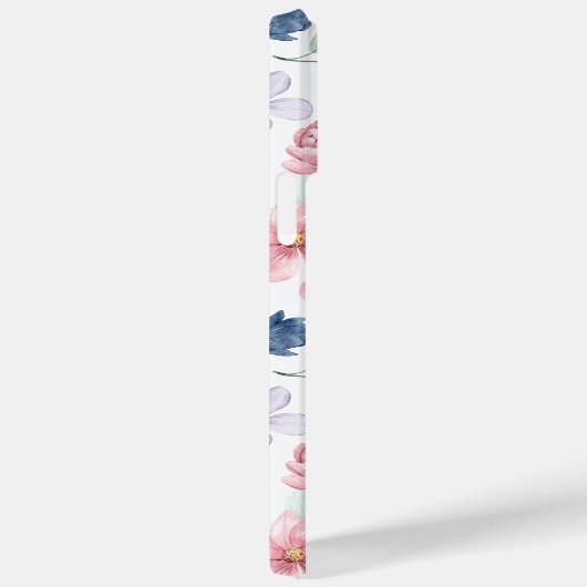 Muster für Frühlingsblumen und Blätter Case-Mate iPhone Hülle (Rückseite / Rechts)