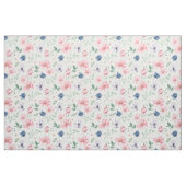 Muster für Frühlingsblumen und Blätter Stoff (Fat Quarter (45,7 x 55,9 cm))