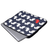 Muster für Funky Niedlich Rabbits Laptop Sleeve (Vorne Knopf)