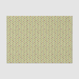 Muster für Funky Retro Olive Bead Custom Colors Seidenpapier