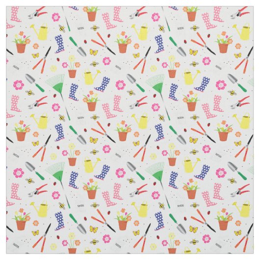 Muster für Gartenelemente Stoff (Muster)