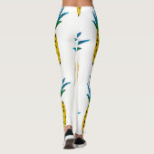Muster für gelbe Ananas Leggings (Rückseite)