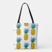 Muster für gelbe Ananas Tasche (Rückseite)