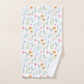 Muster für gemischte Aquarellfarben Badhandtuch Set (Handtuch)