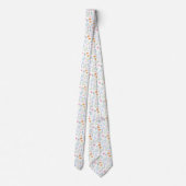 Muster für gemischte Aquarellfarben Krawatte (Rückseite)