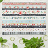 Muster für gemischte Shabby Chic Geschirrtuch (Gefaltet)