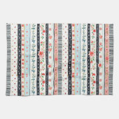 Muster für gemischte Shabby Chic Geschirrtuch (Horizontal)