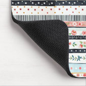 Muster für gemischte Shabby Chic Mousepad (Ecke)