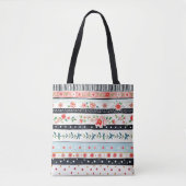 Muster für gemischte Shabby Chic Tasche (Vorderseite)