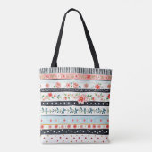 Muster für gemischte Shabby Chic Tasche (Rückseite)