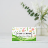 Muster für Gemüse Visitenkarte (Stehend Vorderseite)