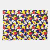 Muster für geometrische Abstrakte Schiffsflags Geschirrtuch (Horizontal)