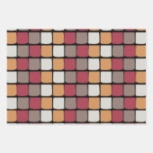 Muster für geometrische Farbblöcke Geschenkpapier Set (Vorderseite 2)