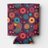 Muster für geometrische Formen Dosenkühler (Vorderseite)