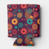 Muster für geometrische Formen Dosenkühler (Rückseite)