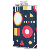 Muster für geometrische Formen Flachmann (Links)