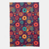 Muster für geometrische Formen Geschirrtuch (Vertikal)