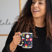 Muster für geometrische Formen Kaffeetasse