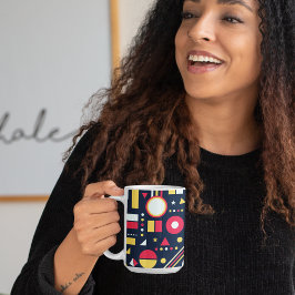 Muster für geometrische Formen Kaffeetasse