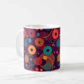 Muster für geometrische Formen Kaffeetasse (Vorderseite Links)