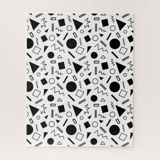 Muster für geometrische Formen Puzzle (Vertikal)