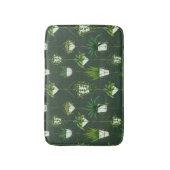 Muster für geometrische Hanging-Haushaltspflanze Badematte (Vorderseite Vertikal)